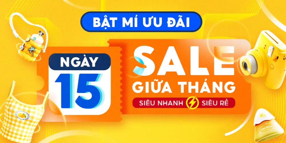 Shopee Sale giữa tháng